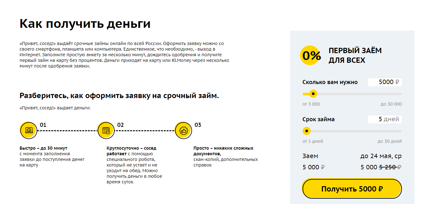 Оформить займ онлайн в МКК «Триумвират»